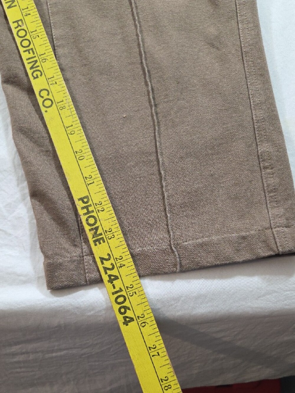 Relaxed Taupe Women’s Jean Overalls with Front Patch Pockets - Picture 2 of 8
